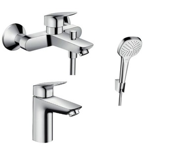Комплект для ванны Hansgrohe LOGIS 3в1 «клик-клак»