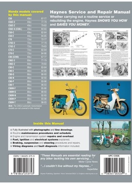 Honda C50, C70 и C90 (67 - 03) Руководство по ремонту Haynes: (67 - 03) / Джереми