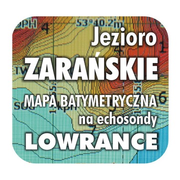 Карта Заранских озер на гидролокаторе Lowrance BG