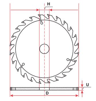 ДИСК ДЛЯ ДРЕВЕСИНЫ WIDIA 350/32 T60 INTER