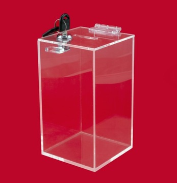 Копилка из PLEXI, 10смx10смx18см, толщина 3мм