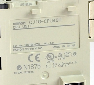 CJ1G-CPU45H Плата контроллера ПЛК OMRON HMC-EF183