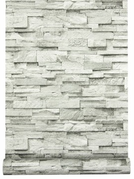 ОБОИ - типа 3D STONE - серые STONE WALL