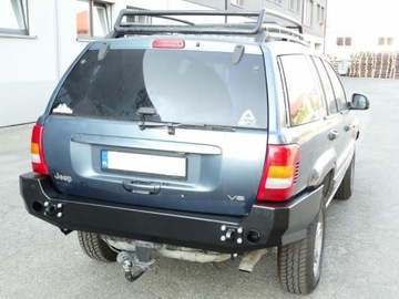 фото thumb №12, Бампер зад задний jeep grand cherokee wj стальной