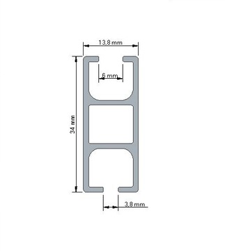 KARNISZE APARTAMENTOWE SUFITOWE SZCZOTKOWANE II