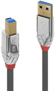 KABEL USB 3.0/3.1 A-B LINDY CROMO LINE 36661 1m