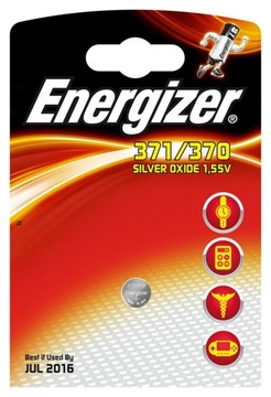 Серебристая батарейка Energizer SR69 1 шт.