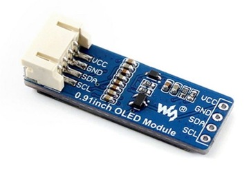 ЖК-дисплей OLED 0,91 дюйма 128x32 I2C Белый ARDUINO