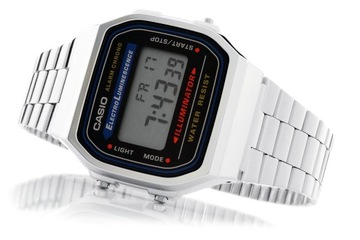 ELEKTRONICZNY ZEGAREK CASIO RETRO A168WA-1YES