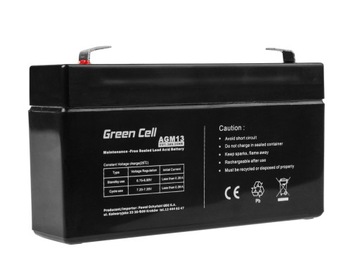 Аккумулятор GREEN CELL AGM13 1,3 Ач, 6 В