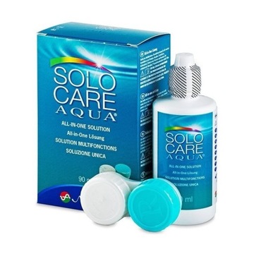 Жидкость для линз SOLO CARE AQUA 90 мл