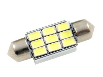 LED 9 SMD 5630 canbus C5W C10W CAN BUS 36 мм