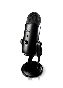 USB-конденсаторный микрофон BLUE YETI BLACKOUT для потоковой передачи