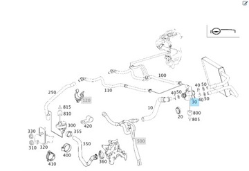 ZAWÓR NAGRZEWNICY E KLASA W211 CLS W219 MERCEDES