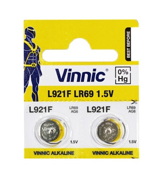 АККУМУЛЯТОР VINNIC AG6 L921/371/LR69 BL10