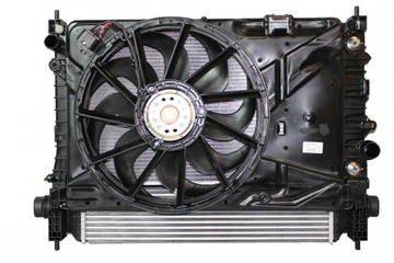 Комплект радиатор + вентилятор opel mokka 2012+ 1.4t 7745652 автомат фото №1