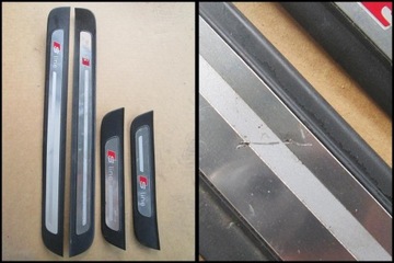 Накладка планка пороговая audi a7 rs7 4g8 фото №1