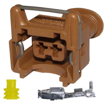 Разъём гнездо штекер 2 pin tyco 962498 оригинал фото №1