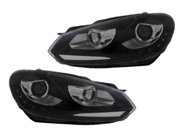 Фара day line light led drl vw golf 6 vi 5k0 фото №1