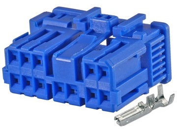 Разъём штекер центральный замок переключателя света iveco n фото №1