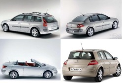 задняя балка ось renault MEGANE 2 II 2002 2008