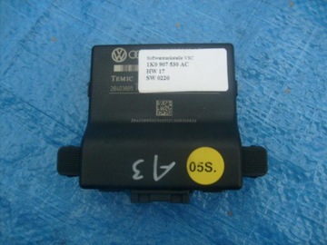 Audi a3 8p0 2008-2011 block control unit temic gateway 1k0907530ac, фото