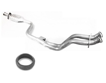 Mercedes c180 c200 c220 w202 catalyst tube, фото