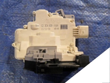 Vw passat b7 door lock right rear door 3c4839016 a, фото