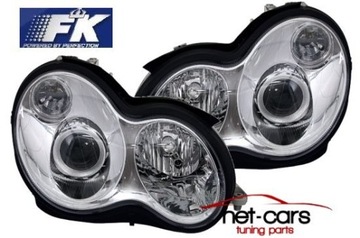 Headlights mercedes c class w203 restyling 04-07c, фото