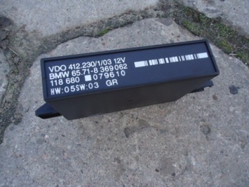 Блок контроллер vdo круиз-контроля bmw 7 e38 8369062, фото