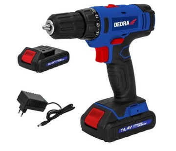 Screwdriver dedra power supply rechargeable 14, 4 v ded7878, фото