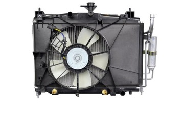 New complete radiator fan mazda 2 07-15 at zy8415200a zy84-15-200a, фото