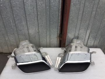 Volvo s90 v90 tips exhaust complete chrome 2017-, фото