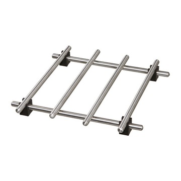 Ikea lamplig stand stainless steel 18x18cm, фото