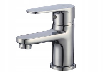 Washbasin faucet freestanding hydroland nero chrome b643, фото