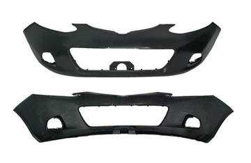 Bumper front mazda 2 (de) 2007 - 2010 for painting new, фото