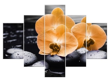 Image orange orchids 100x70 1714a_ 5a, фото