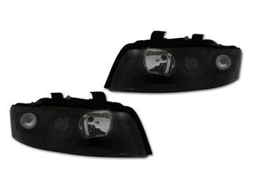 Рефлектор фара audi a4 b6 2000- 8e0 black черный fk depo, фото