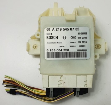 Block parking sensors control unit mercedes w219 cls a2195450732, фото