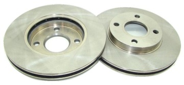 Disks x2 front ford focus fiesta fusion mazda 2, фото