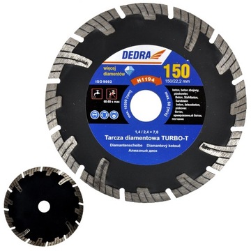 Disk diamond for concrete 150mm super segment, фото