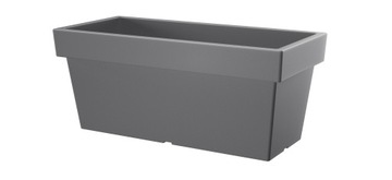 Elongated flowerpot hull dlofc400 lofly gray, фото