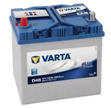 Аккумулятор varta blue 12v 60ah 540a япония левая+ d48, фото