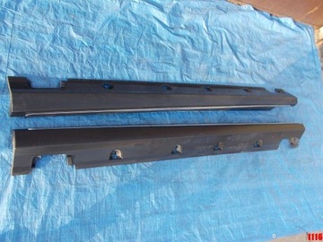 Threshold overlay fasteners right left chrome mercedes ml 166, фото
