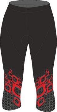 Shorts bicycle forza sport red eye behind the knee m, фото