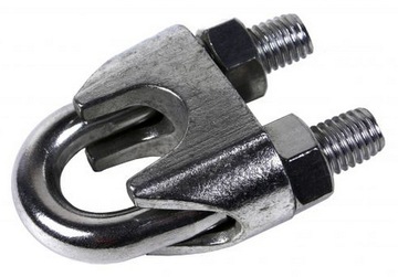 Clamp to lin metal cable bevel 3 mm 10 pieces, фото
