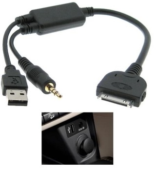 Соединение адаптер ipod (aux/ usb) bmw 1 3 5 7 e87 e90 e91 x1 x3 x5 x6, фото
