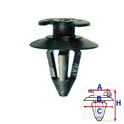 Clip internal maps audi bmw vw a12954, фото