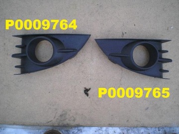 Renault scenic 2 restyling lattice в front bumper left front, фото