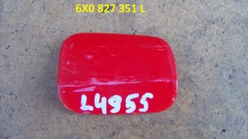 Vw lupo plug lid left в bumper front 6x0, фото